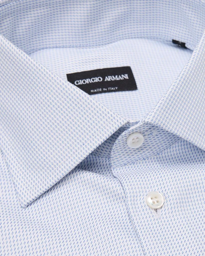 Giorgio Armani Men's Cotton Basketweave Dress Shirt 2