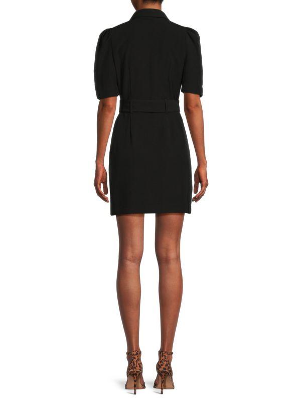 Lea & Viola Puff Sleeve Mini Blazer Dress