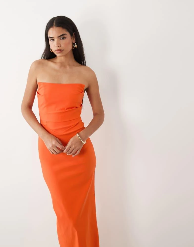 vesper orange dress Niccola