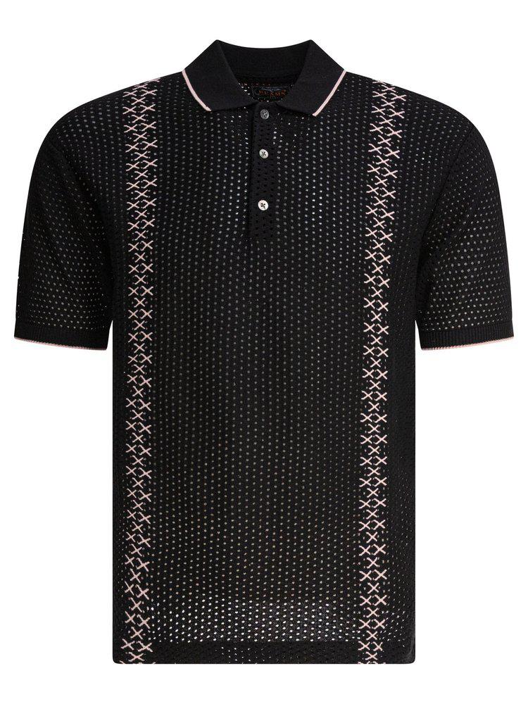 BEAMS PLUS Beams Plus Patterned Polo Shirt