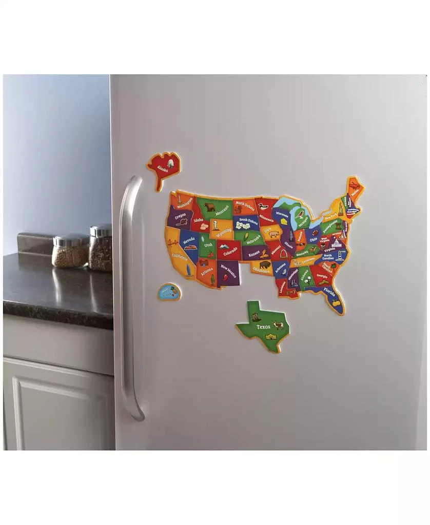 AreYouGame Learning Resources Learning Essentials - Magnetic U.S. Map Puzzle- 44 Pieces 5