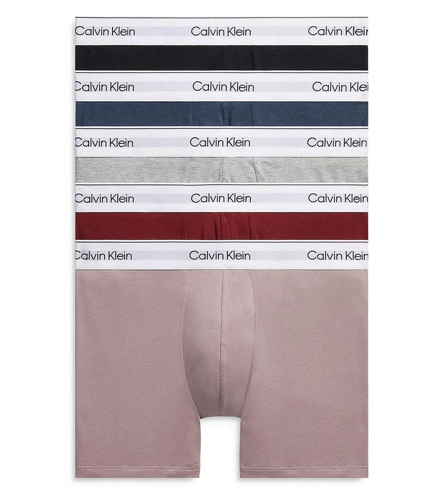 Calvin Klein Modern Cotton Holiday Boxer Briefs, Pack of 5 1