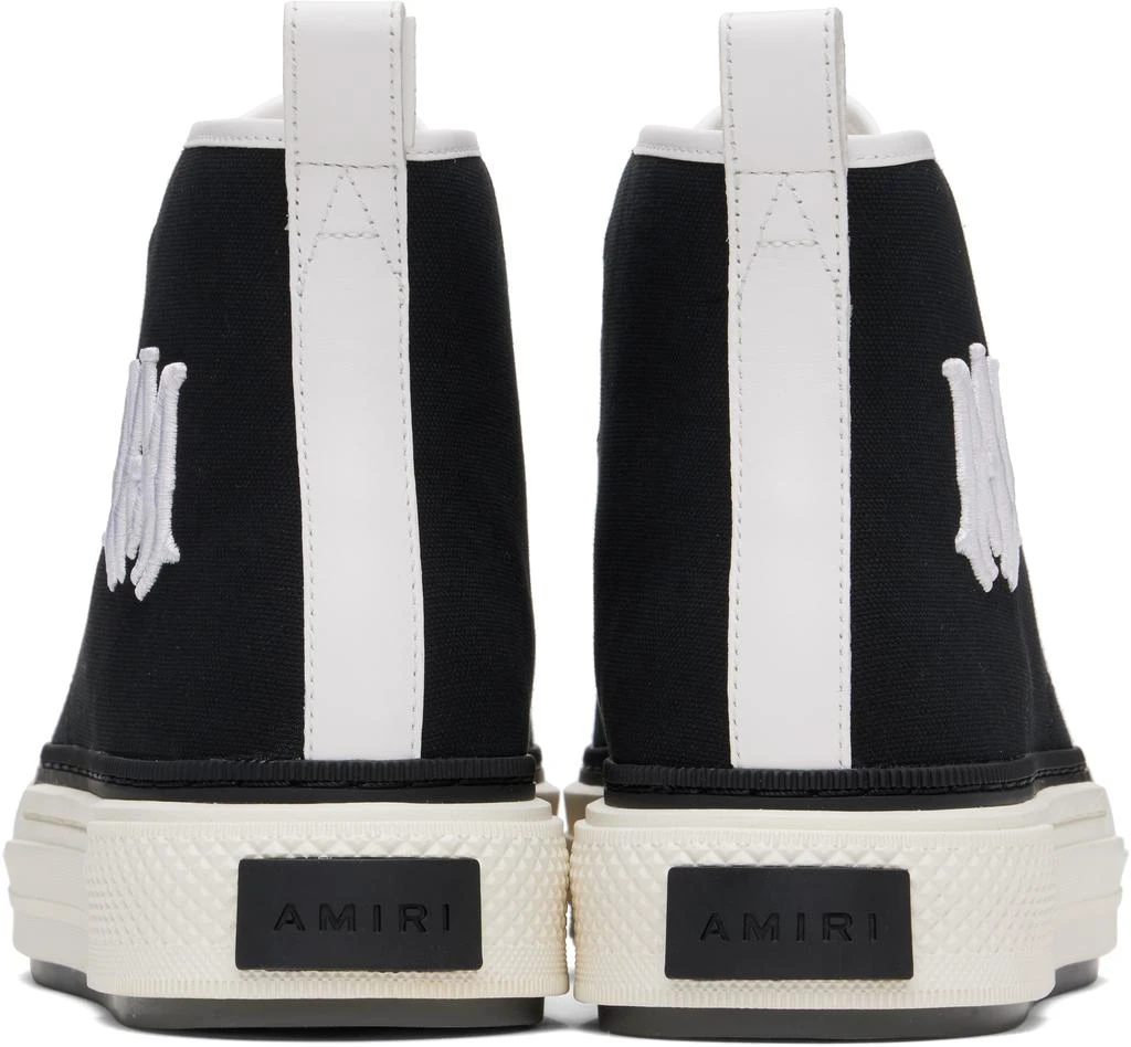 AMIRI Black & White MA Court Hi Sneakers 2