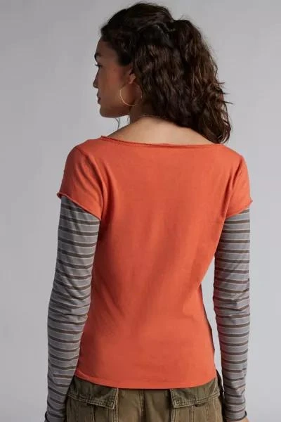 BDG BDG Sloane Layered Long Sleeve Graphic Tee 4