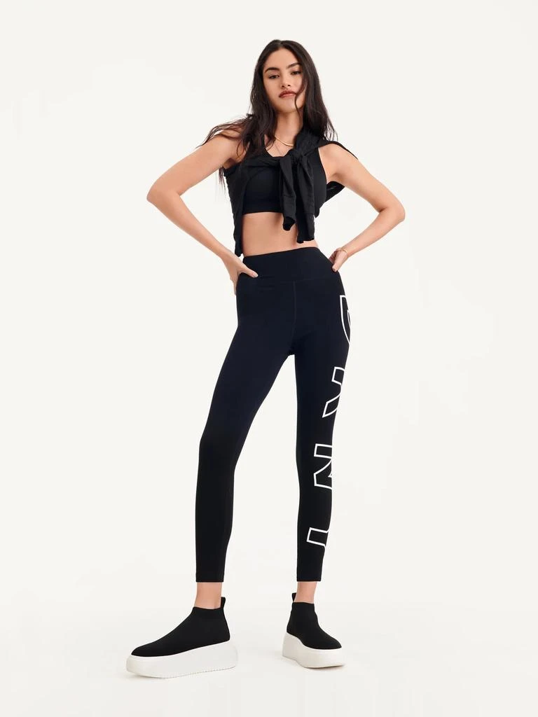DKNY Outline Logo Legging 3