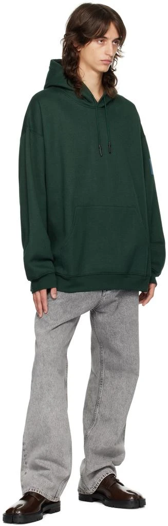 n.hoolywood Green Drawstring Hoodie 4