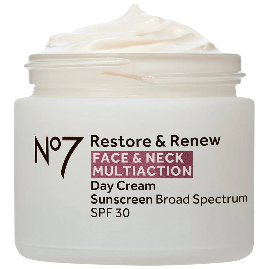 No7 Restore & Renew Multi Action Face & Neck Day Cream with SPF 30 9