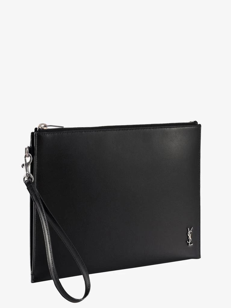Yves Saint Laurent Leather clutch with Monogram detail 4