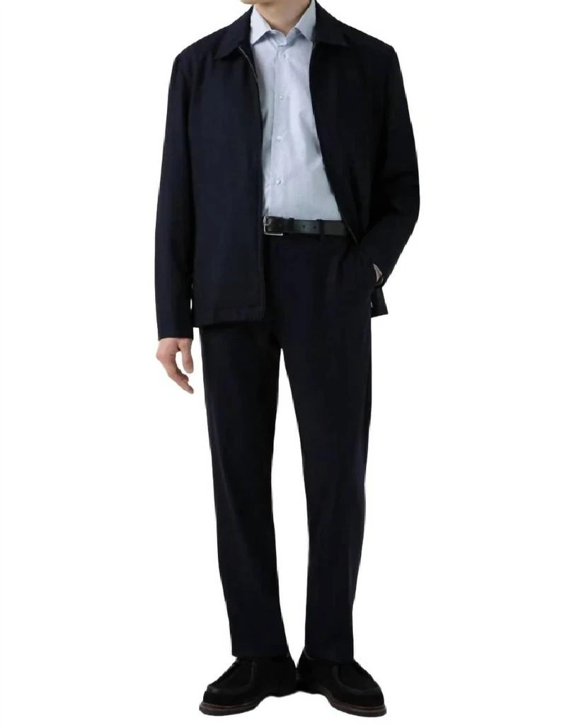 Sunspel Sunspel - Textured Wool Trouser 1