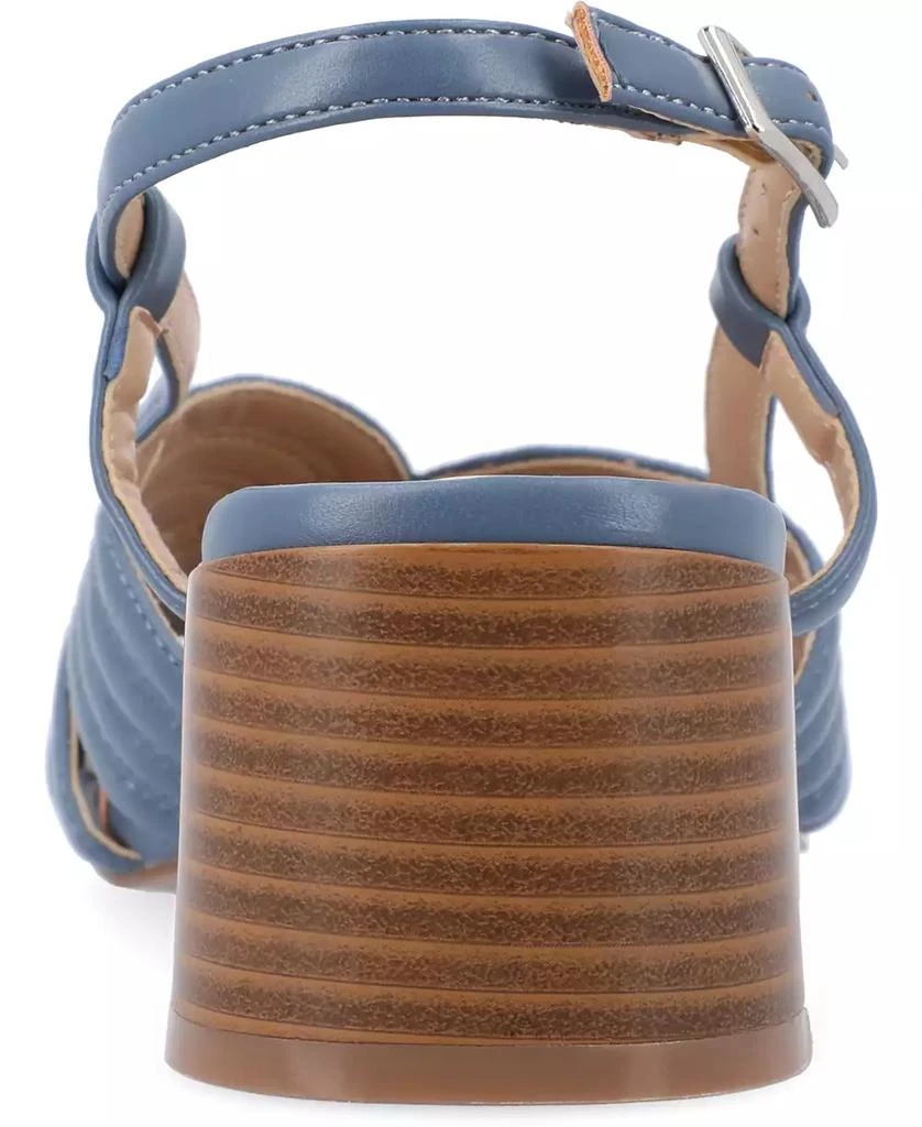 Journee Collection Women's Kirsi Square Toe Sandals 3