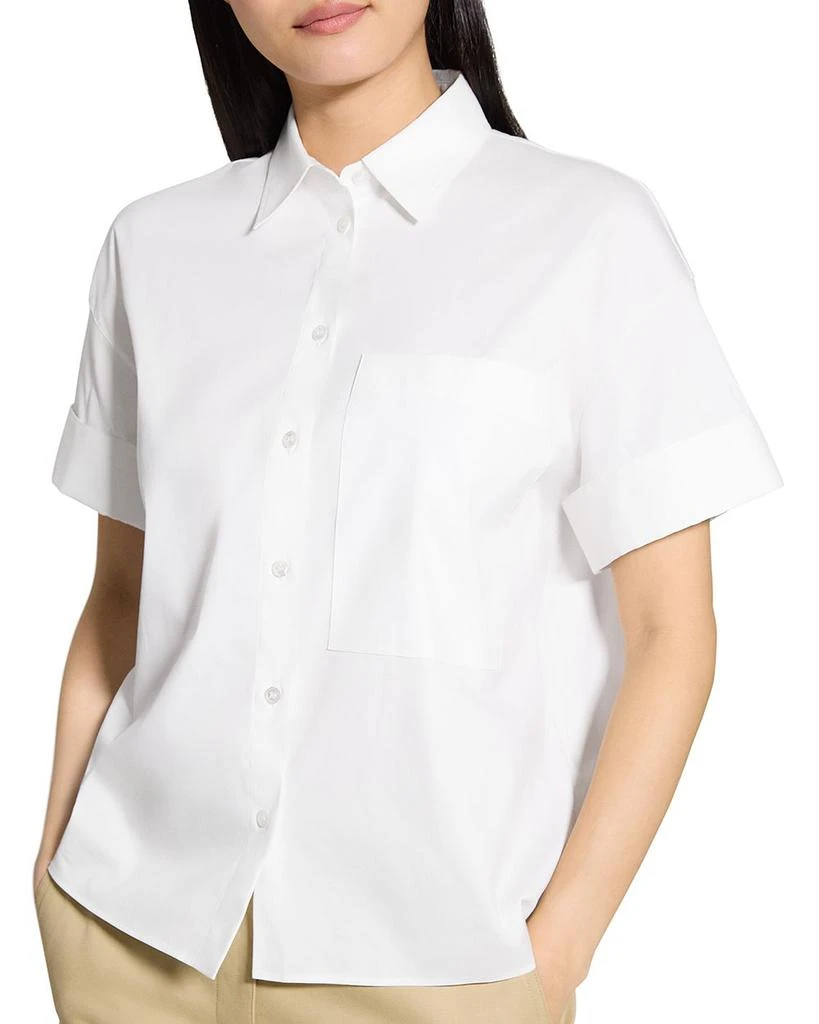Theory Patch Pocket Shirt in Good Cotton 6