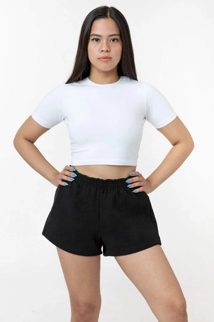 Los Angeles Apparel HF314 - Heavy Fleece Short Sweat Shorts (Piece Dye) 2
