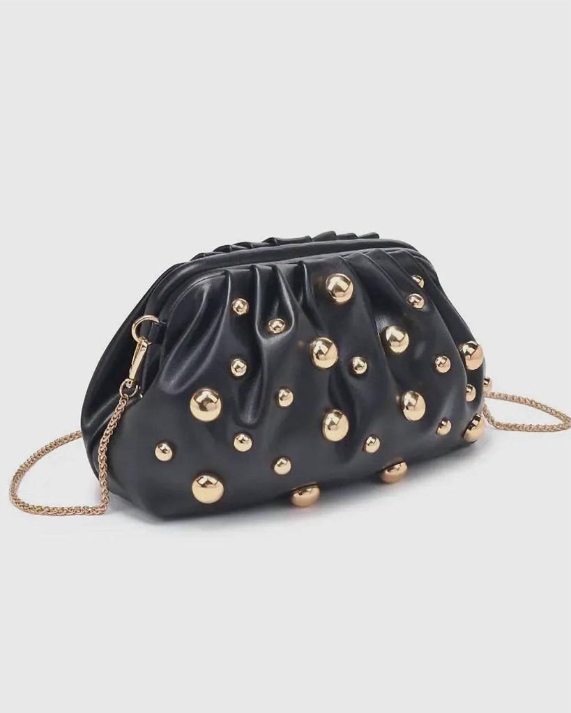 Urban Expressions Urban Expressions - Women's Carey Studded Clutch Bag