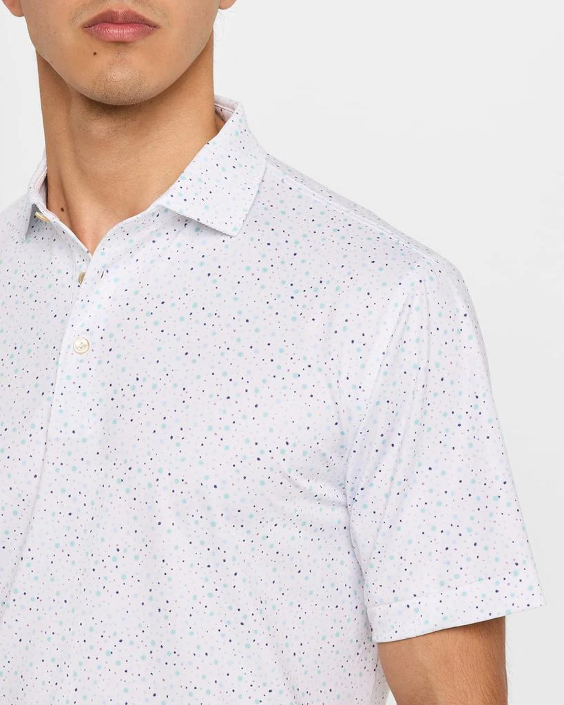 Peter Millar Men's Mulled Wine Performance Polo Shirt 5