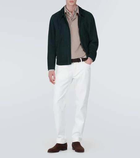 Brioni Suede blouson jacket 2