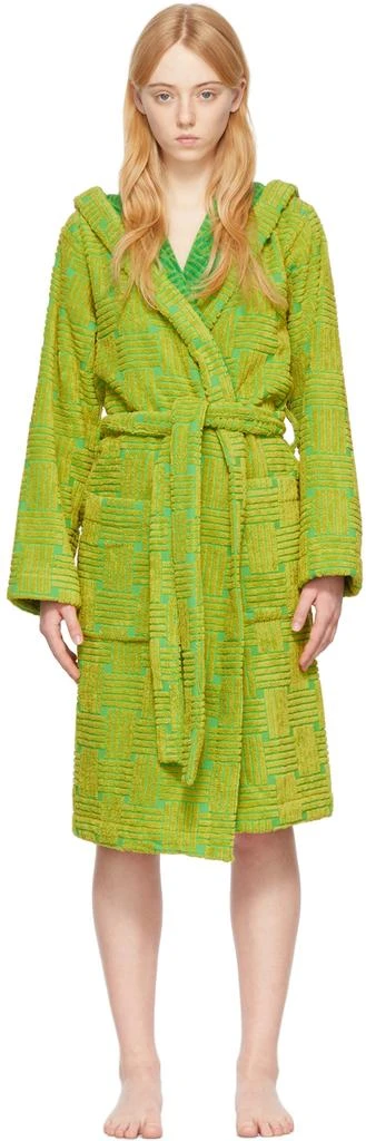Bottega Veneta Green Cotton Robe