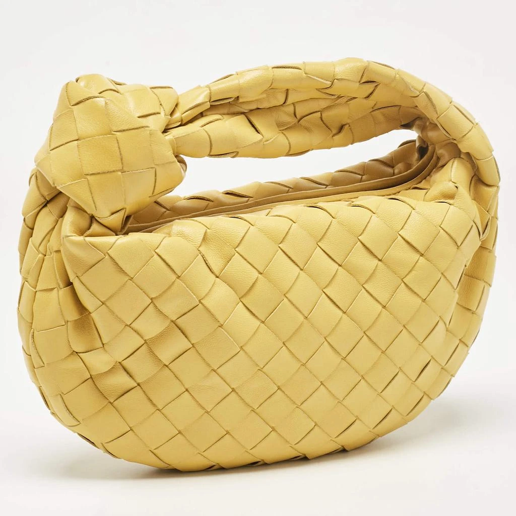 Bottega Veneta Bottega Veneta Yellow Intrecciato Leather Mini BV Jodie Bag 3