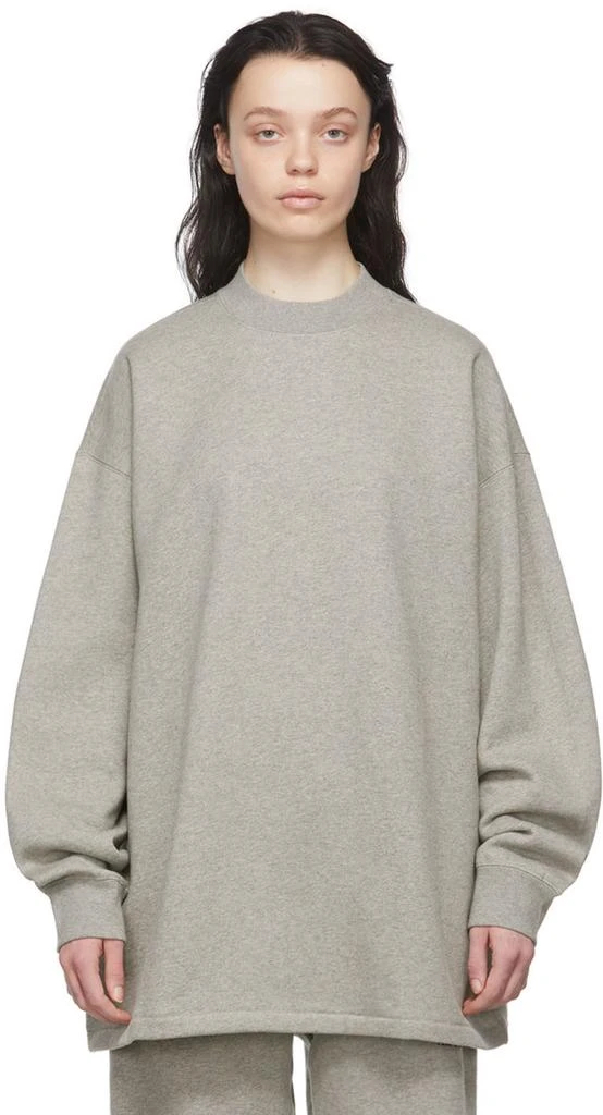 Fear of God ESSENTIALS Gray Relaxed Sweatshirt 1