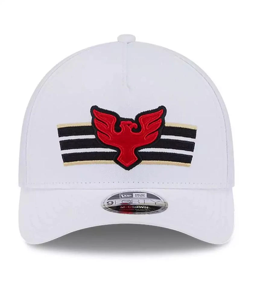 New Era Men
s White D.C. United 2025 Jersey Hook 9FORTY M-Crown Adjustable Hat 4