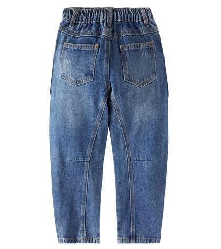 Rylee + Cru Mid-rise wide-leg jeans 3