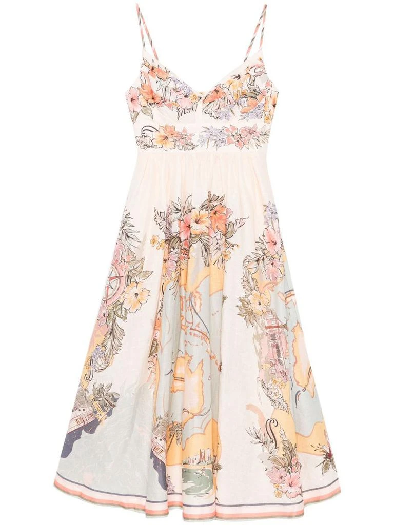 Zimmermann Zimmermann Tallow Tucked Bodice Dress Clothing 1