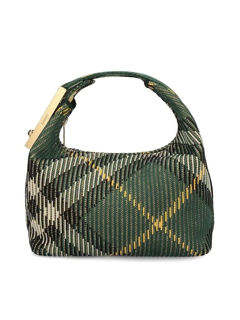 Burberry Burberry Peg Check-Pattern Zipped Mini Shoulder Bag 1