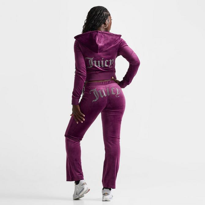 Juicy Couture Women's Juicy Couture OG Big Bling Velour Track Pants