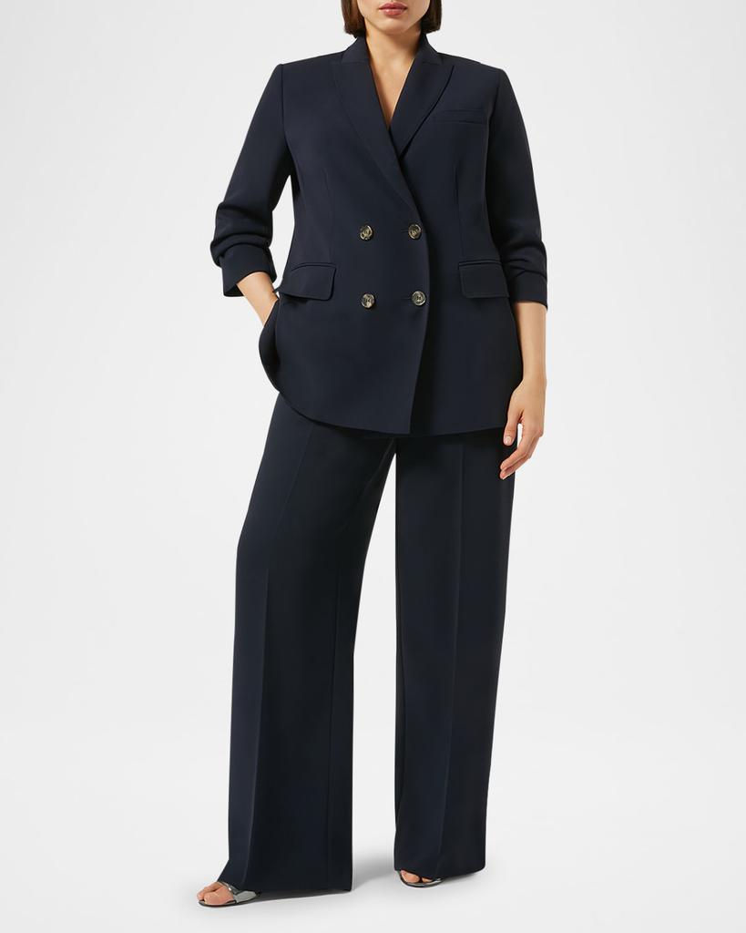 Marina Rinaldi Plus Size Riccor Straight-Leg Cady Trousers