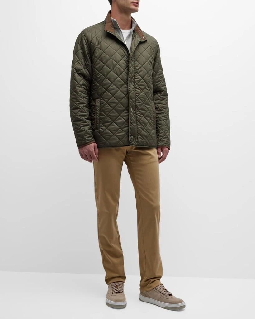 Peter Millar Men's Suffolk Quilted Travel Coat 2