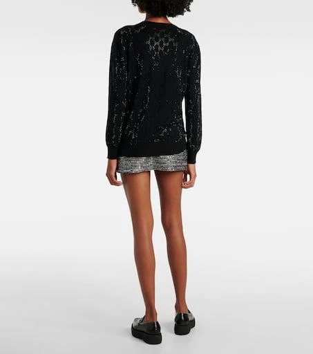 Gucci GG Crystal wool cardigan 3