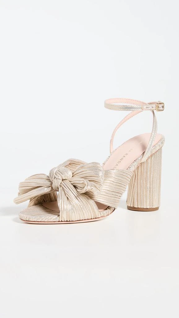 Loeffler Randall Camellia Knot Mules with Ankle Strap 1