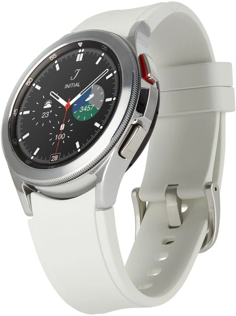 SAMSUNG White Galaxy Watch4 Classic Smart Watch, 42 mm 2