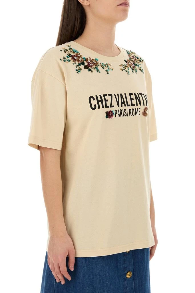 Valentino Cream cotton t-shirt 3