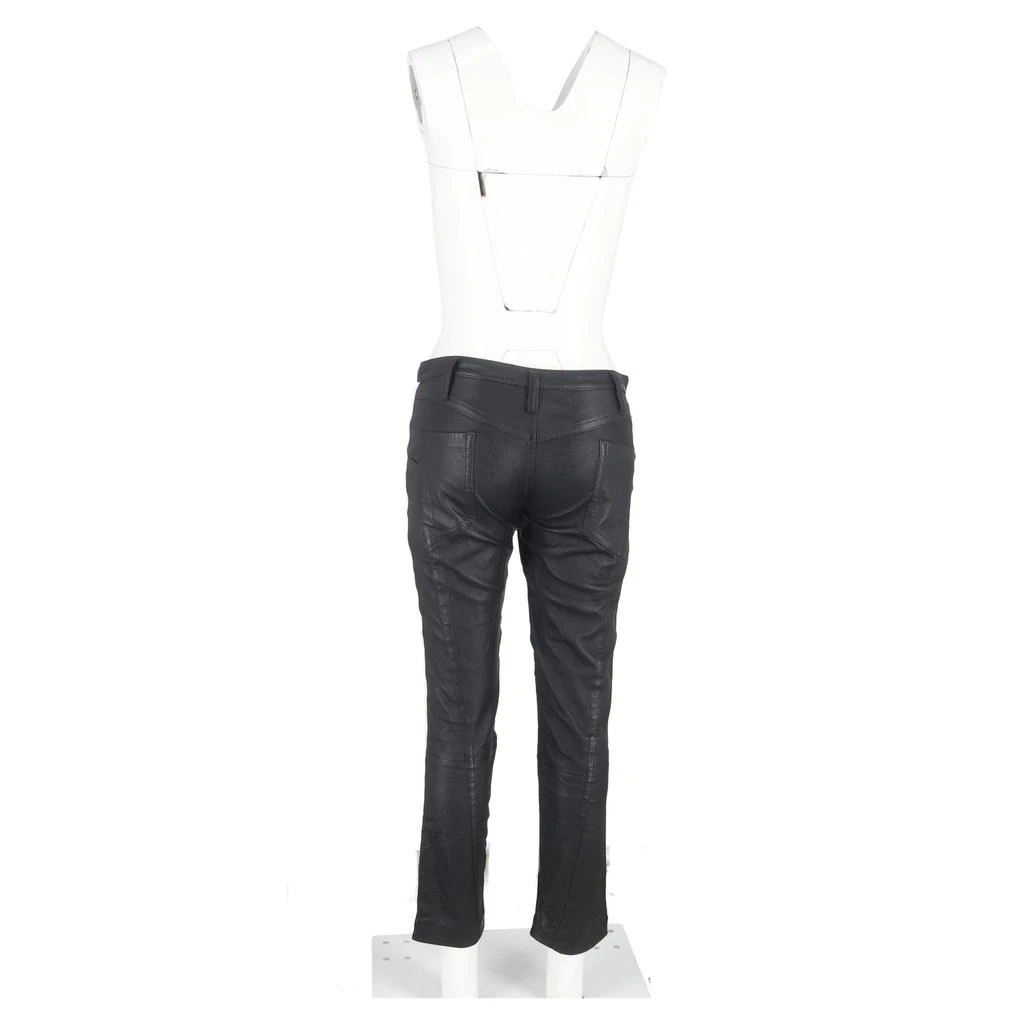 haider ackermann Stripe Detail Pants in Black Leather 6