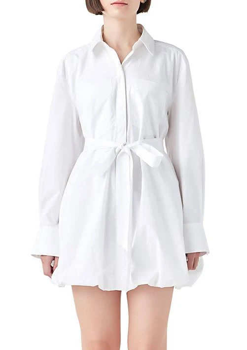 Grey Lab Lab Bubble Shirt Dress 1