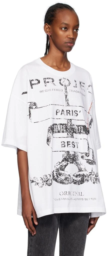 Y/Project White 'Paris' Best' T-Shirt 2
