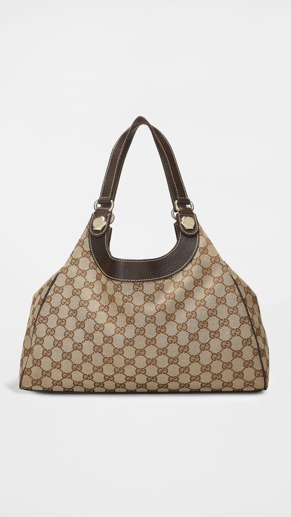 What Goes Around Comes Around Gucci Canvas Charmy Shoulder Bag