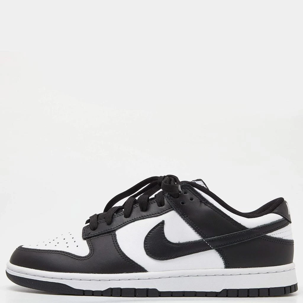 Nike Nike Black/White Leather Dunk Low Top “Panda” Sneakers Size 46