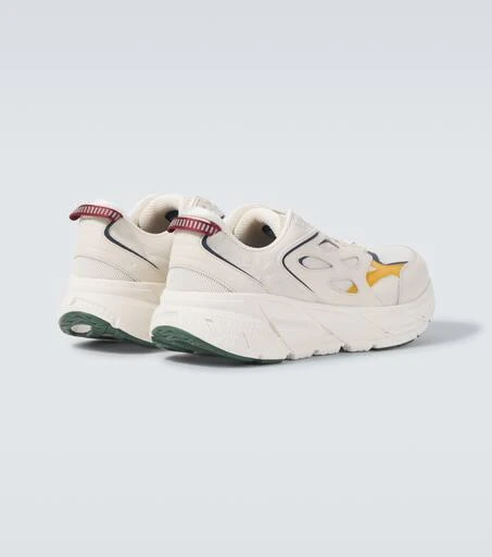 Hoka One One Clifton L leather-trimmed sneakers 6