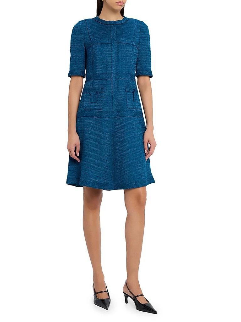 midi dress with sleeves red Arvada Plaid Alessi Puff Sleeve Midi Dress RED-MULTI / XL by Sugarlips