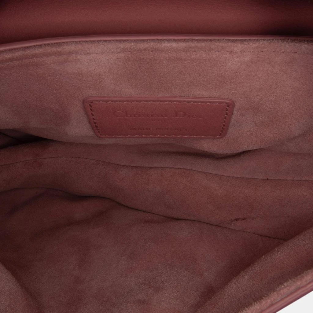 Dior Dior Pink Leather Mini Saddle Bag 10
