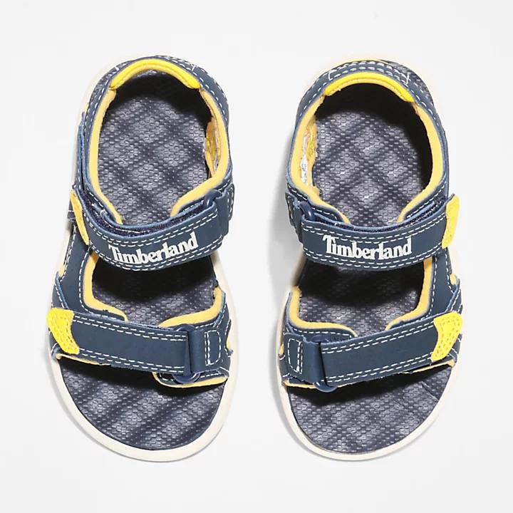Timberland Perkins Row Double-Strap Sandal for Toddler in Navy