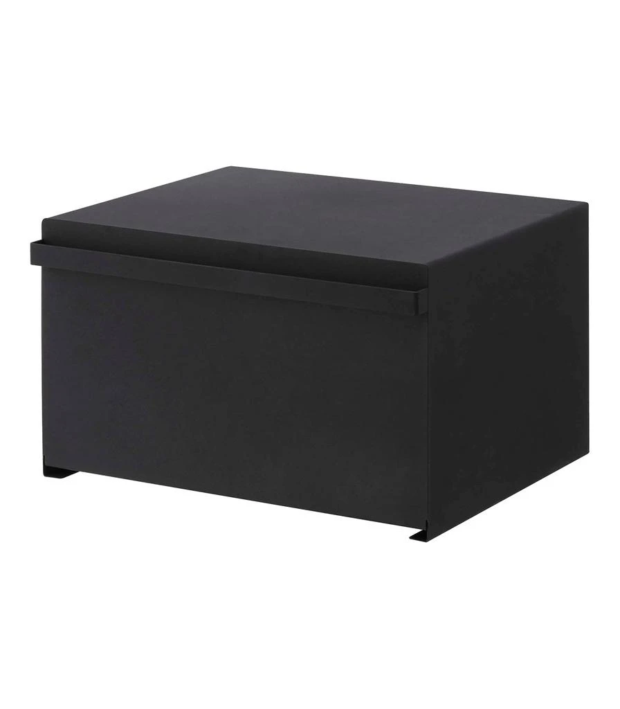 Yamazaki Home Bread Box - Two Styles, Steel, Horizontal, Supports 22.2 pounds, Handle, No Assembly 1