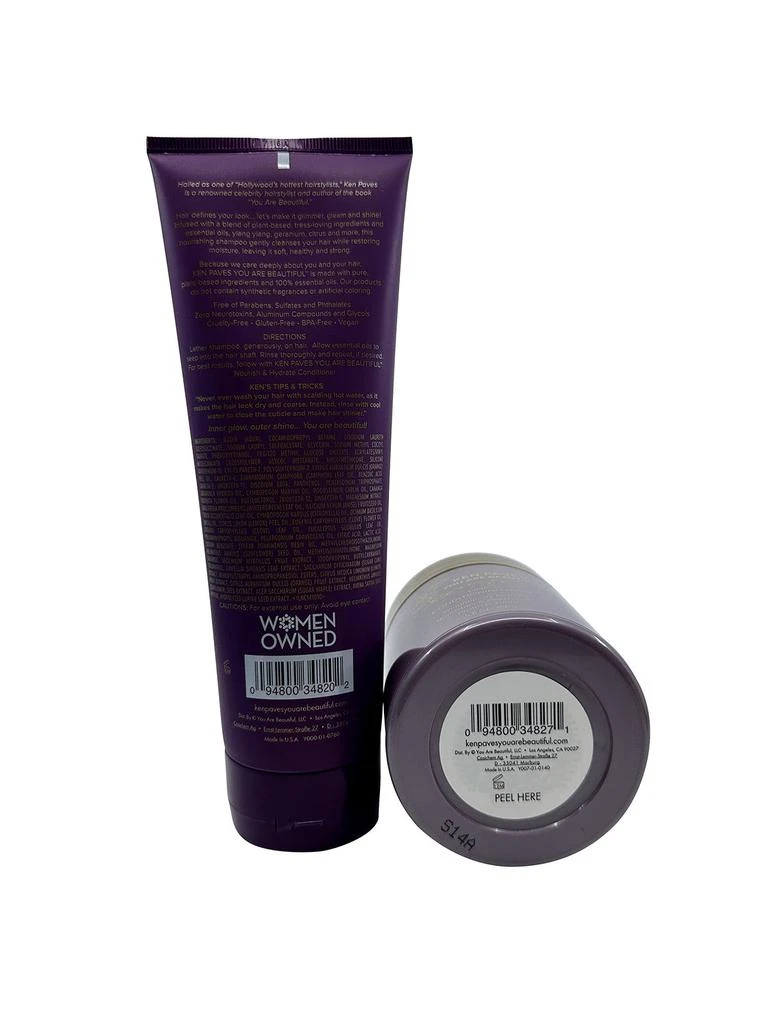 Ken Paves Nourish & Hydrate Shampoo 8.5 OZ & Fine Conditioning Mask 5.5 OZ 3