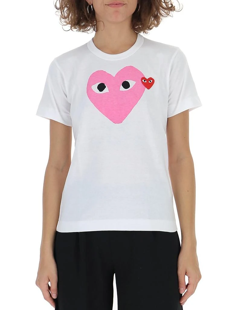 Comme des Garçons Play Comme des Garçons Play Heart Printed Crewneck T-Shirt 2