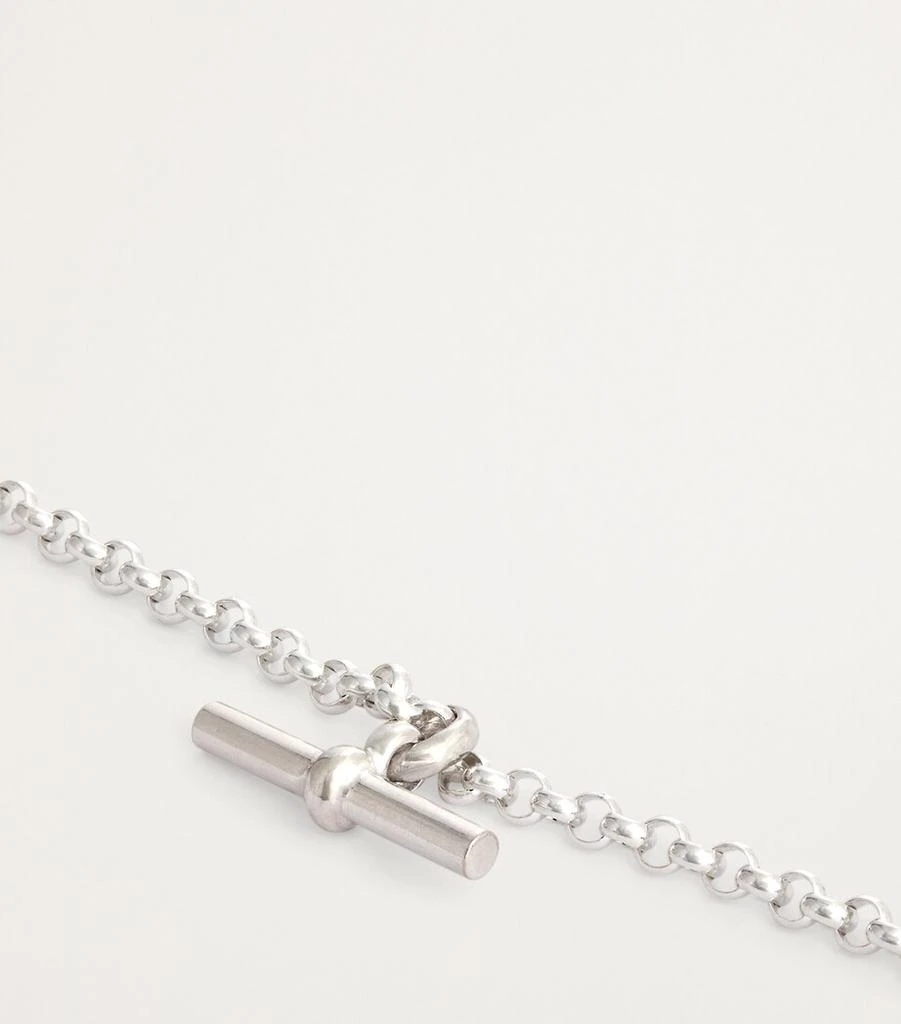 TILLY SVEAAS Sterling Silver T-Bar Belcher Chain Bracelet 3