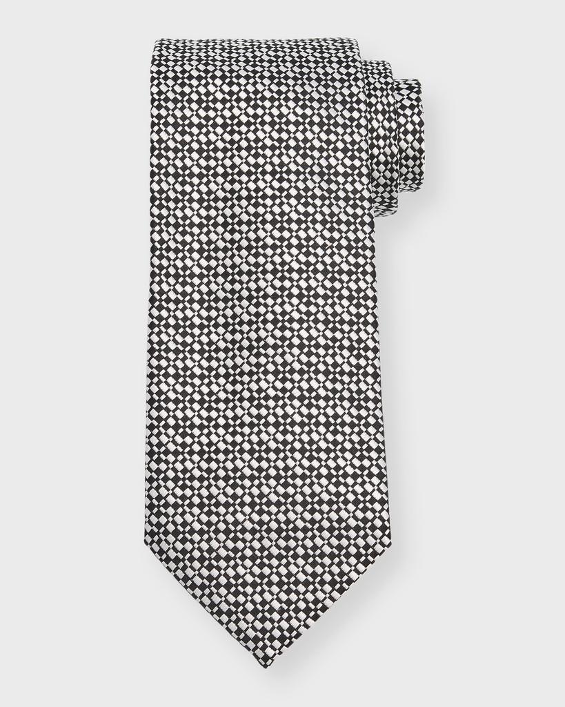 Charvet Men's Textured Bicolor Silk Tie