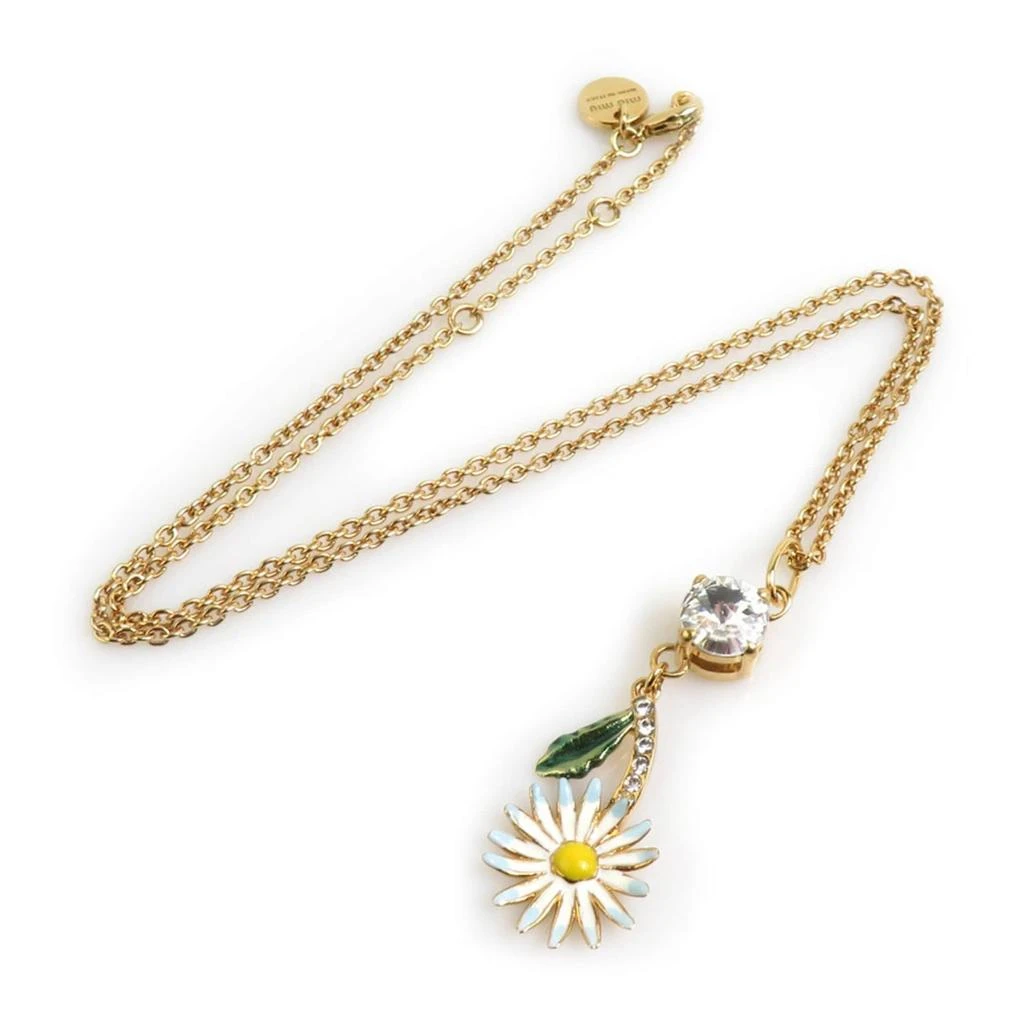 Miu Miu gold Metal Necklace (Pre-Owned) 2