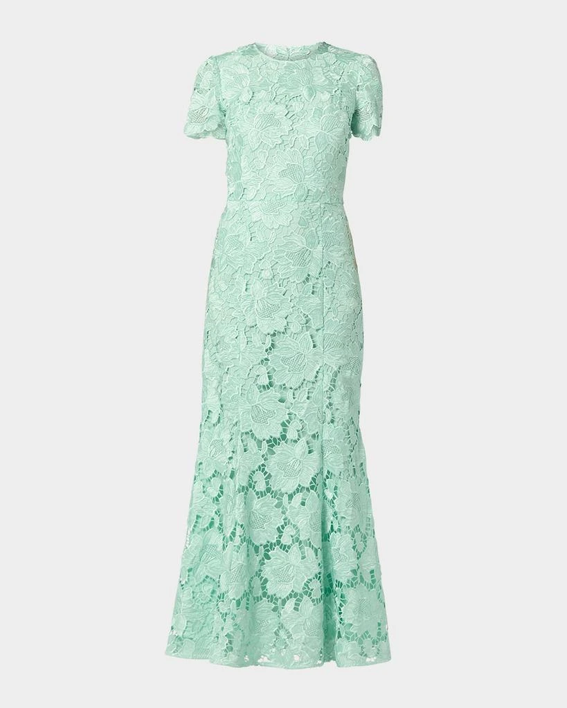 shoshanna green lace dress Midnight Nia Emerald Green Dress | Black Tie Dresses main image 1