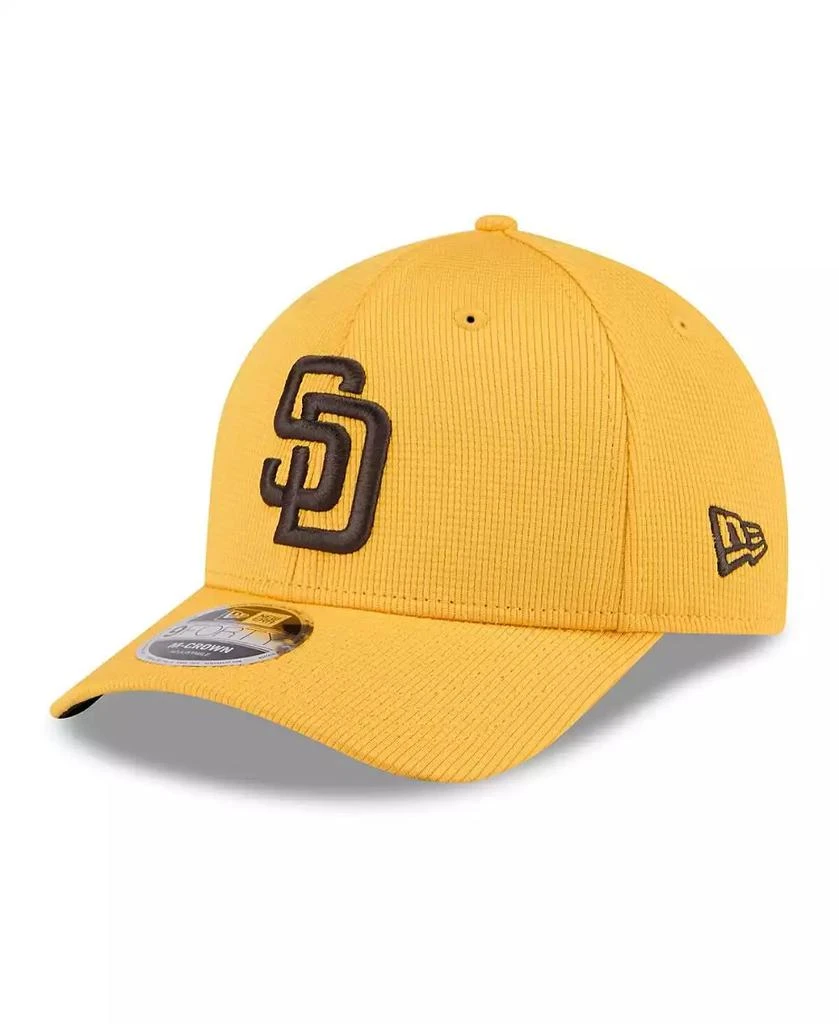 New Era Men's Gold San Diego Padres 2025 Spring Training 9FORTY Adjustable Hat 4